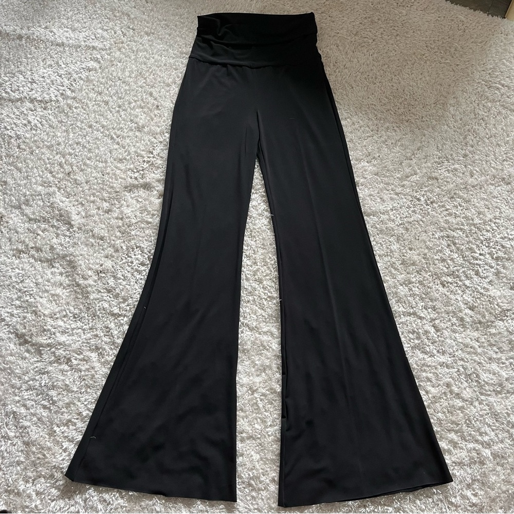 NWT Guess Collection Flare Black High Waisted Stretch Pant